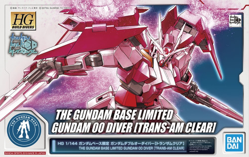 HG 1/144 GUNDAM BASE LIMITED GUNDAM 00 DIVER [TRANS-AM CLEAR]