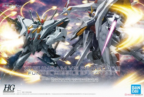 HGUC 1/144 XI GUNDAM VS PENELOPE FUNNEL MISSILE EFFECT SET