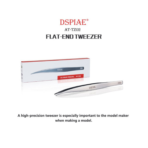 DSPIAE AT-TZ02 FLAT-END TWEEZER