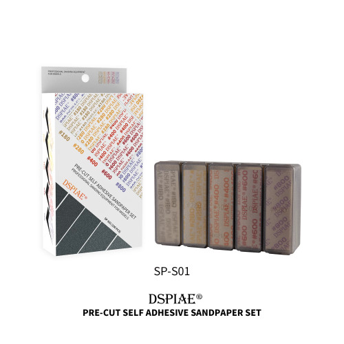 DSPIAE SP-S01 PRE-CUT SELF-ADHESIVE SANDPAPER SET (180|280|400|600|800 - 100PCS)