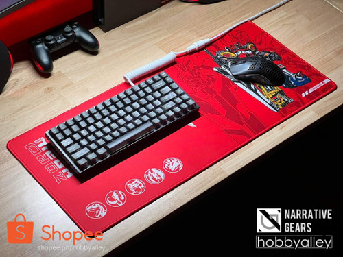 ARTISAN DESKPAD - MEGAZORDRED (700mm x 300mm x 3.5mm)