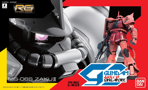 RG 1/144 MS-06S ZAKU II GUNDAM DOCKS SINGAPORE