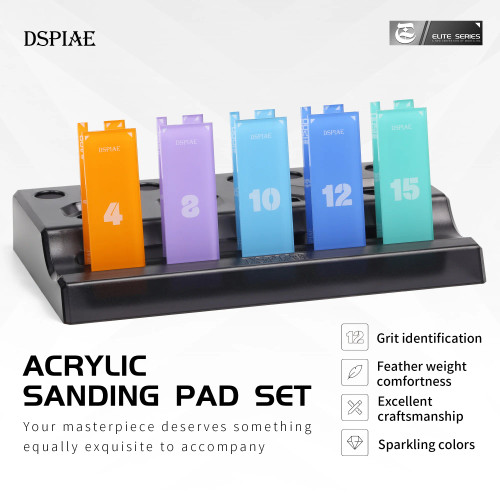 DSPIAE PT-SP ACRYLIC SANDING PAD SET (400|800|1000|1200|1500)