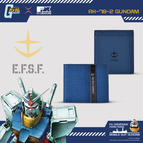 FXCREATIONS - RX-78-2 GUNDAM LEATHER BI-FOLD WALLET 2