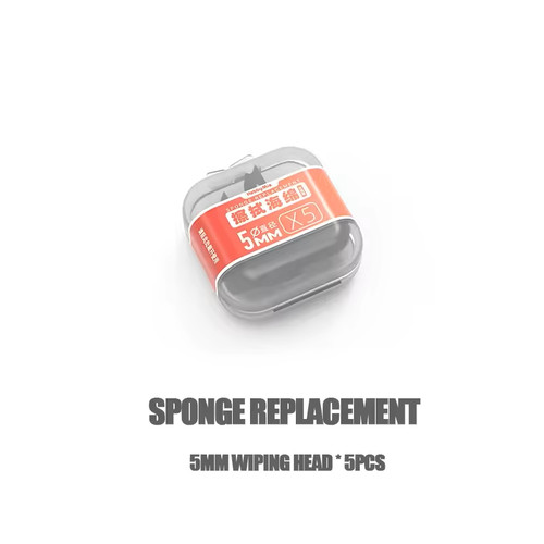 HOBBYMIO REPLACEMENT HEAD FOR WIPING STICK (5MM 5PC SET)