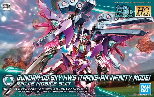 HG 1/144 GUNDAM 00 SKY HWS (TRANS-AM INFINITY MODE)