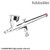 MADWORKS - M-201 DOUBLE ACTION AIRBRUSH 0.3mm