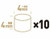 HOBBYMIO ROD MAGNETS (10PCS/PACK 2x1mm to 6x6mm）