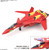 HG 1/100 VF-19 CUSTOM FIRE VALKYRIE WITH SOUND BOOSTER w/ WATERSLIDEDECALS