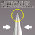 GODHAND GH-PS-SH POWER TWEEZER (WIDE TIP)
