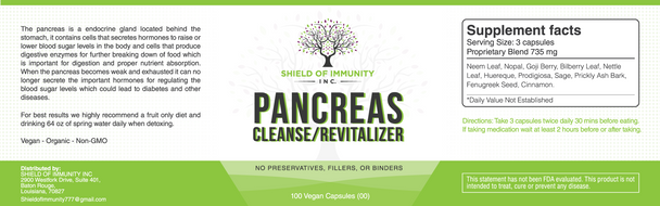 PANCREAS CLEANSE/REVITALIZER CAPSULES