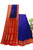 Rich Blue and Orange Ilkal saree