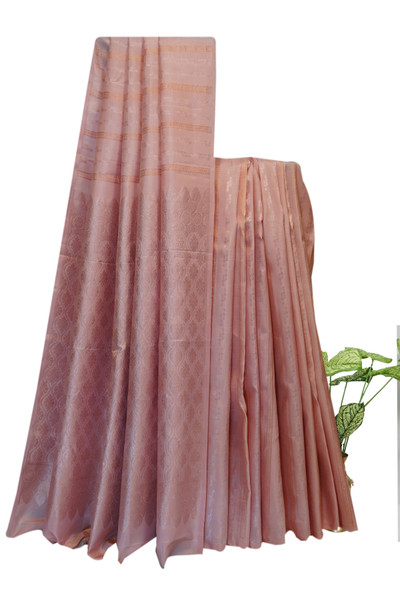 Pastel pink Kanchipuram saree SARLW00505