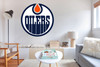 Edmonton Oilers Sticker, Peel-N-Stick, Wall Decal, Zero Wall Damage Removal