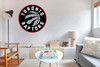 Toronto Raptors Ball Circle, NBA Basketball Sticker,