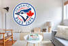 Toronto Blue Jays Round Decal, Peel-N-Stick