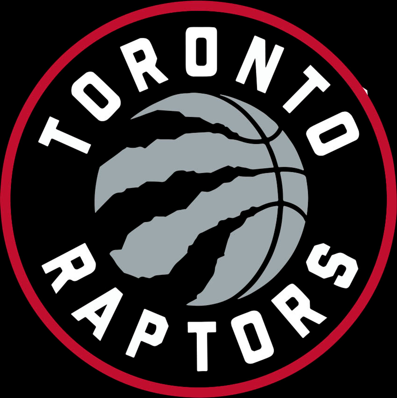 Toronto Raptors Ball Circle, NBA Basketball Sticker,