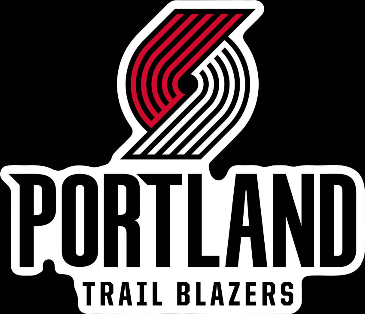 Portland Trail Blazers Wall Decal, NBA Basketball Sticker