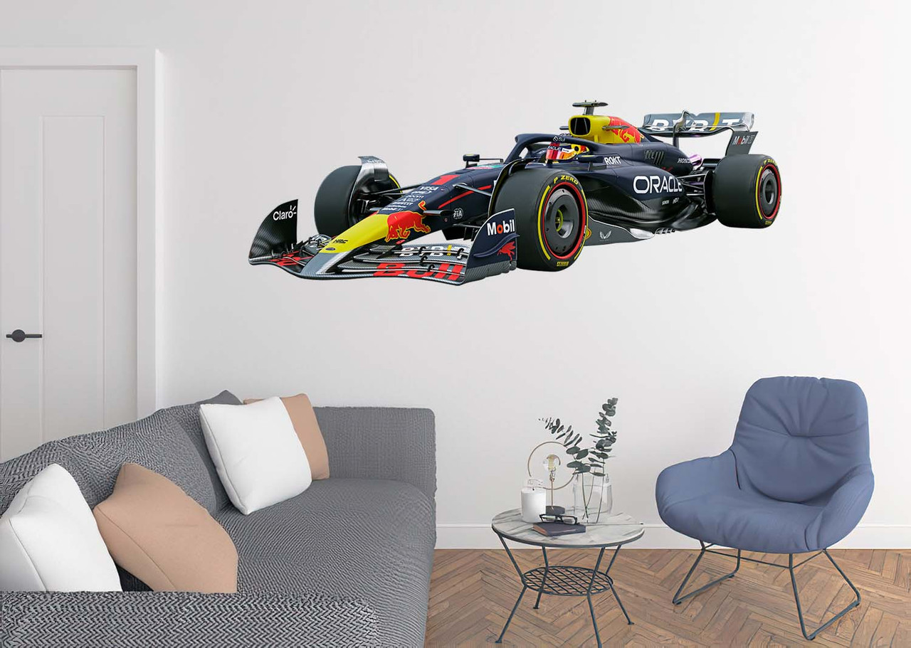 RB20 2024 Wall Decal Sticker Max Verstappen Car, Removable Peel-N-Stick