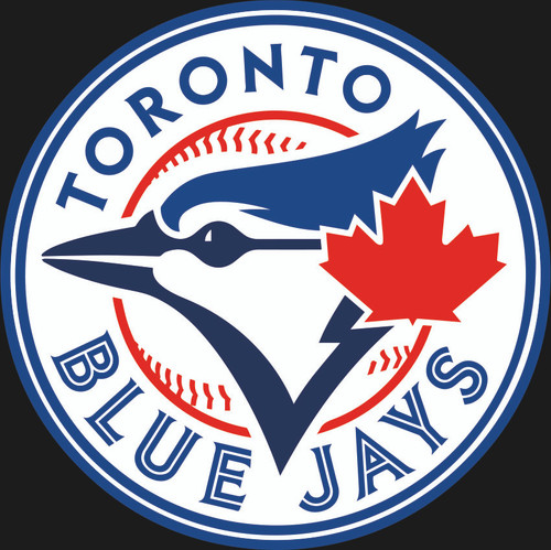 Toronto Blue Jays Round Decal, Peel-N-Stick