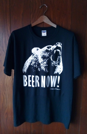 BEER NOW! T-SHIRT (BLACK)