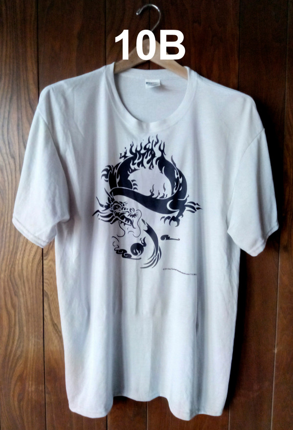 FIRE DRAGON (SILVER T-SHIRT)