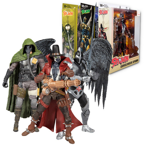 Soul Crusher/Gunslinger/Dark Redeemer Spawn Bundle (3) 7" Figures (PRE-ORDER ships November)