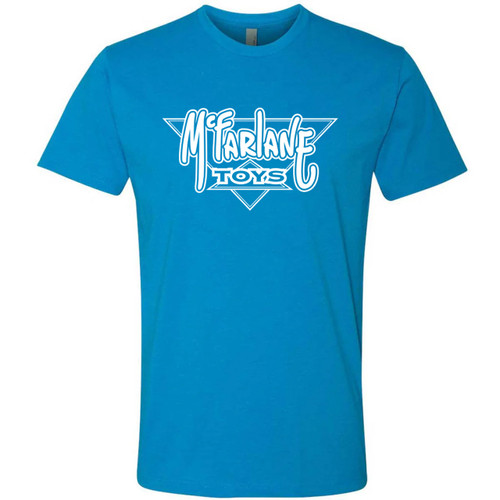McFarlane Toys Retro Logo in Vintage Blue Exclusive T-Shirts