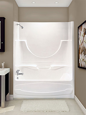 Acrylic Bath Tub Shower Combo