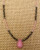 Pink Agate Drop Necklace