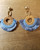 Blue Tassel Earrings