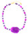 Amythest Large Stone Necklace