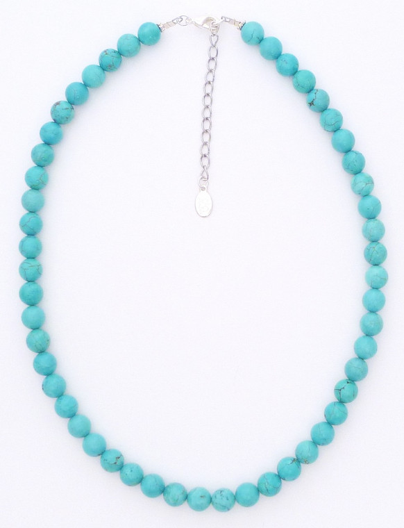 Medium Ball Turquoise Necklace