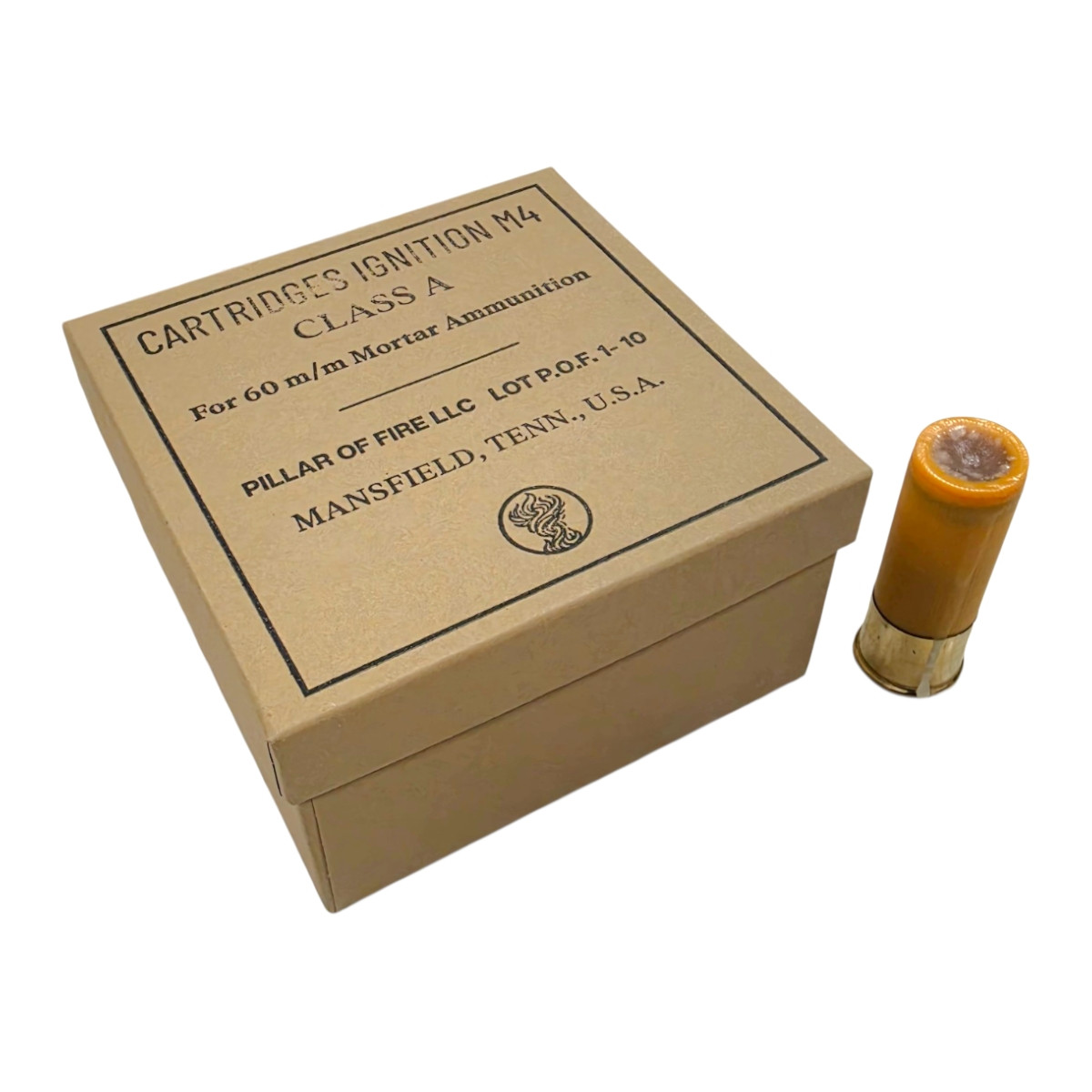 0305　B632　8-CARTRIDGE 60MM M49A4 迫撃砲弾用 60mm M4 Ignition Cartridge- 25ct Box