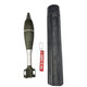 81mm TRUMP "Training, Re-Usable, Mortar Projectile" Rounds with Fuze and Storage Tube