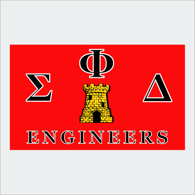 ΣΦΔ 3' x 5' Flag