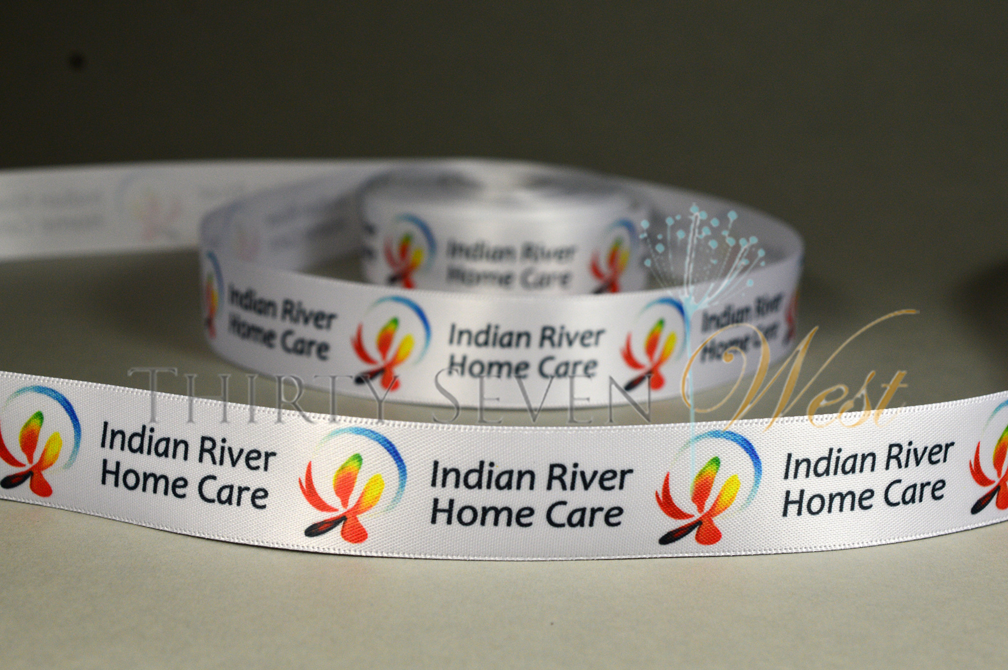Custom Multi-Color Logo Ribbon: A Splash of Creativity for Your Brand