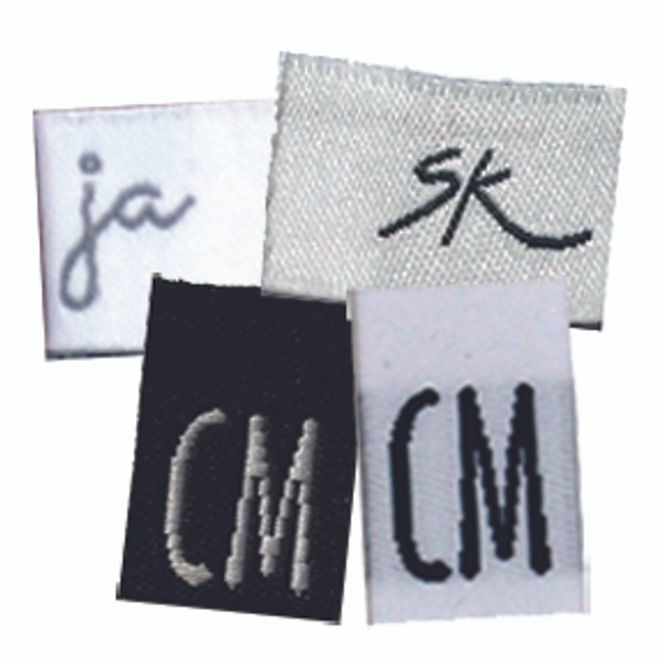 Personalized Fabric Clothing Label Initial Tabs