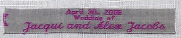 100% Cotton Woven Labels - Style F217