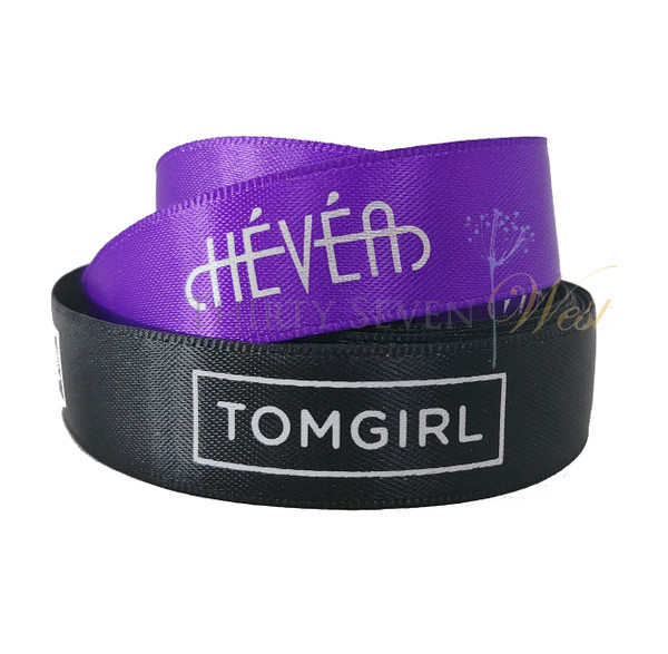 Custom Ribbon with Logo | Custom Logo Ribbon | Multi Color Printed Ribbon