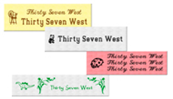 Custom cotton labels for clothing