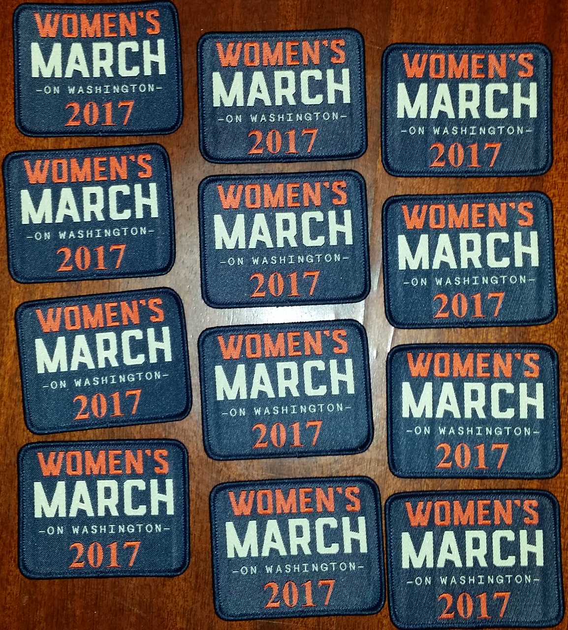 Women's March on Washington 2017 Patches 2" tall x 2 1/2" wide