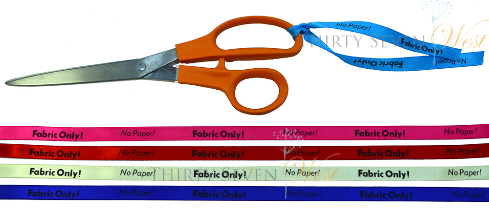 Fabric Only! No Paper! Scissor Ribbon to Protect your Sewing Scissors -  Thirty Seven West