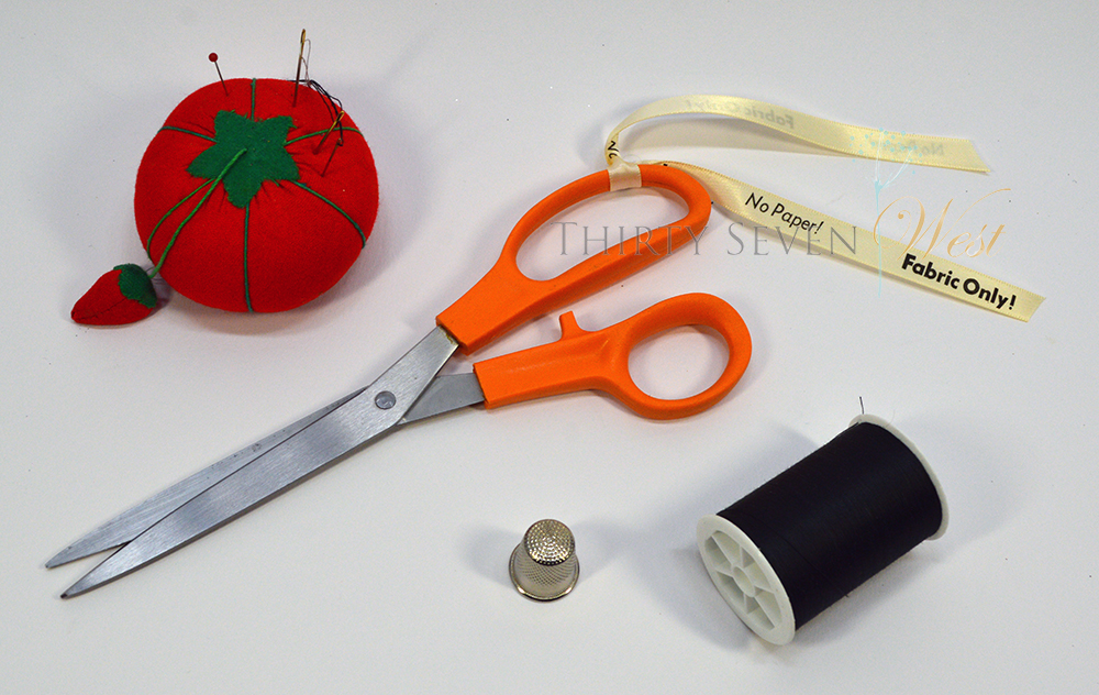 Fabric Only! No Paper! Scissor Ribbon to Protect your Sewing Scissors