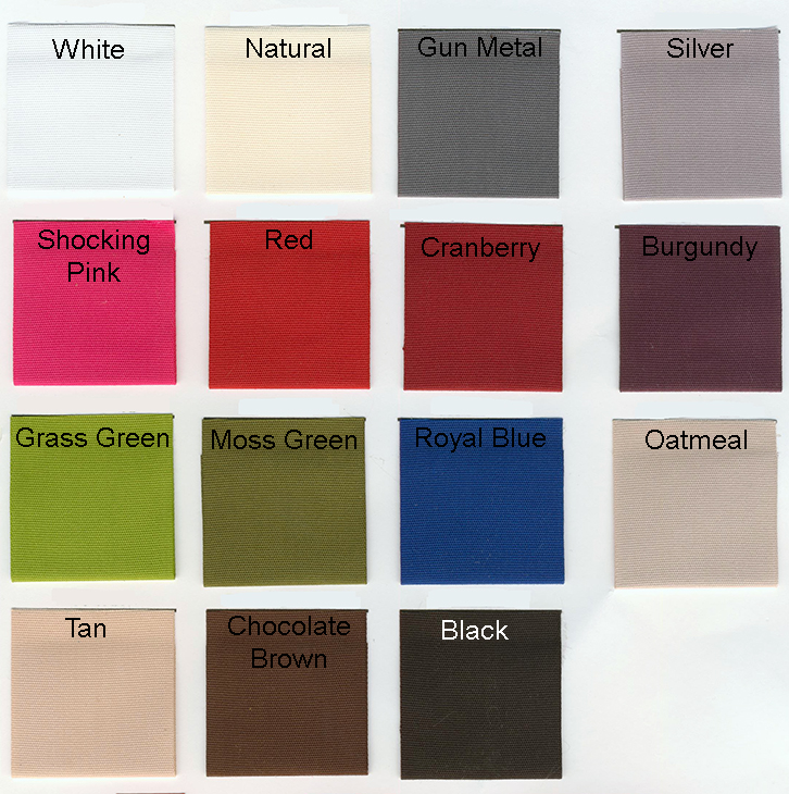 Color Card to select from available colors in Matte Ribbon with a Texture