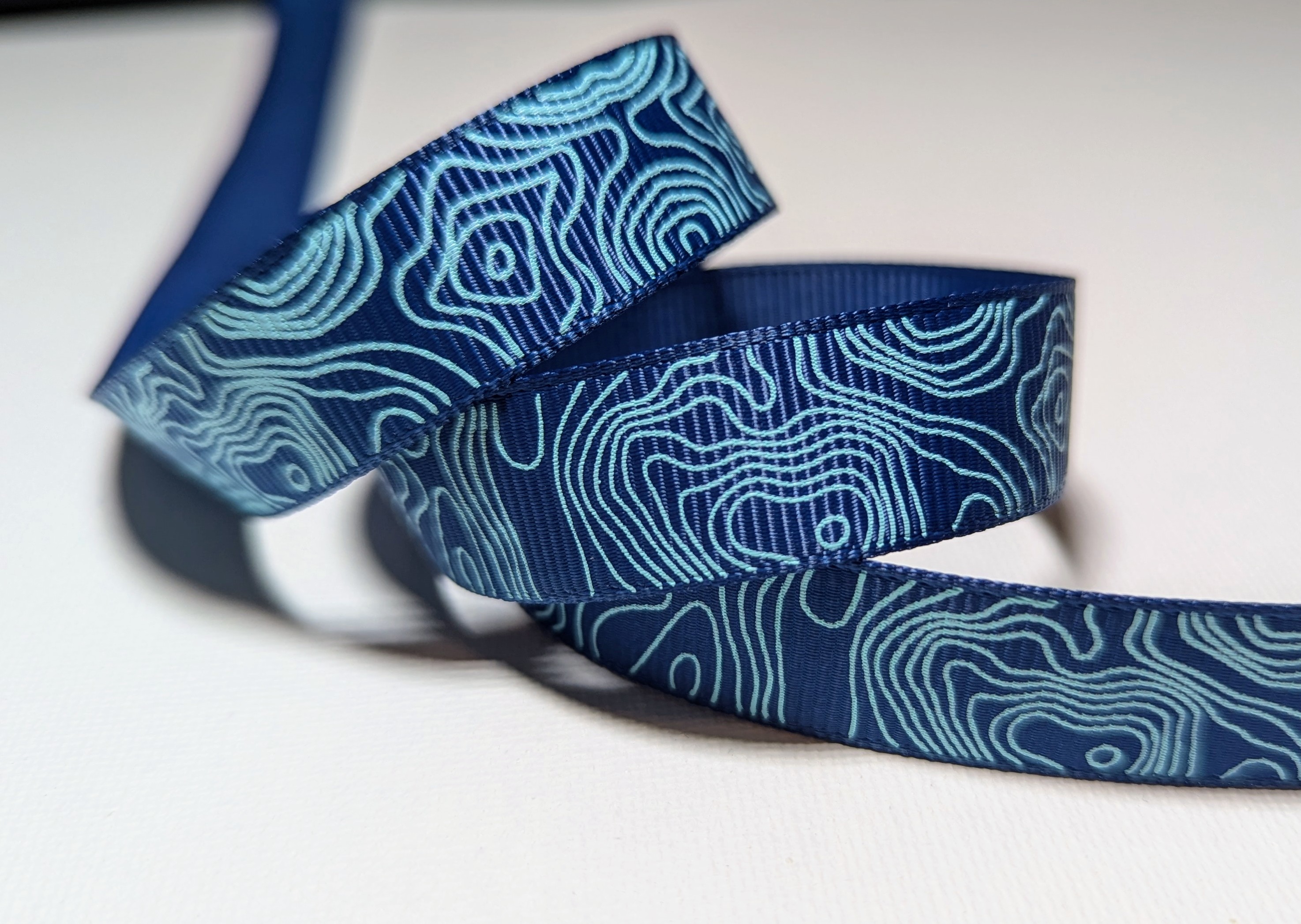 Custom Logo Grosgrain Ribbon with Pantone Color Print Two Color Print and Multi Color Print