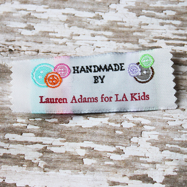 Clothing Label Buttons Handmade By