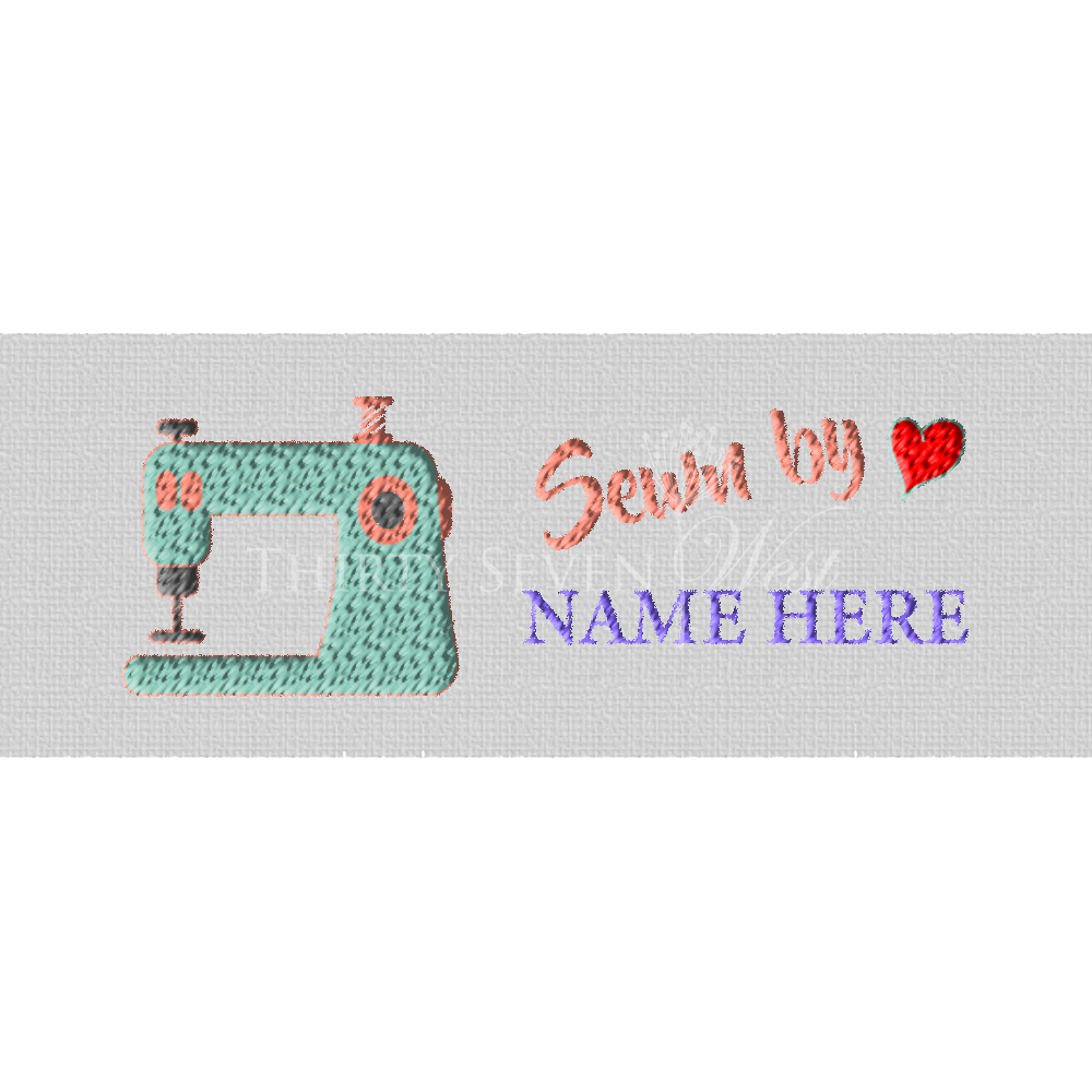 Fabric Name Label. Custom Fabric Name Tags.