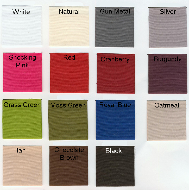 Custom Logo Matte Textured Ribbon Colors