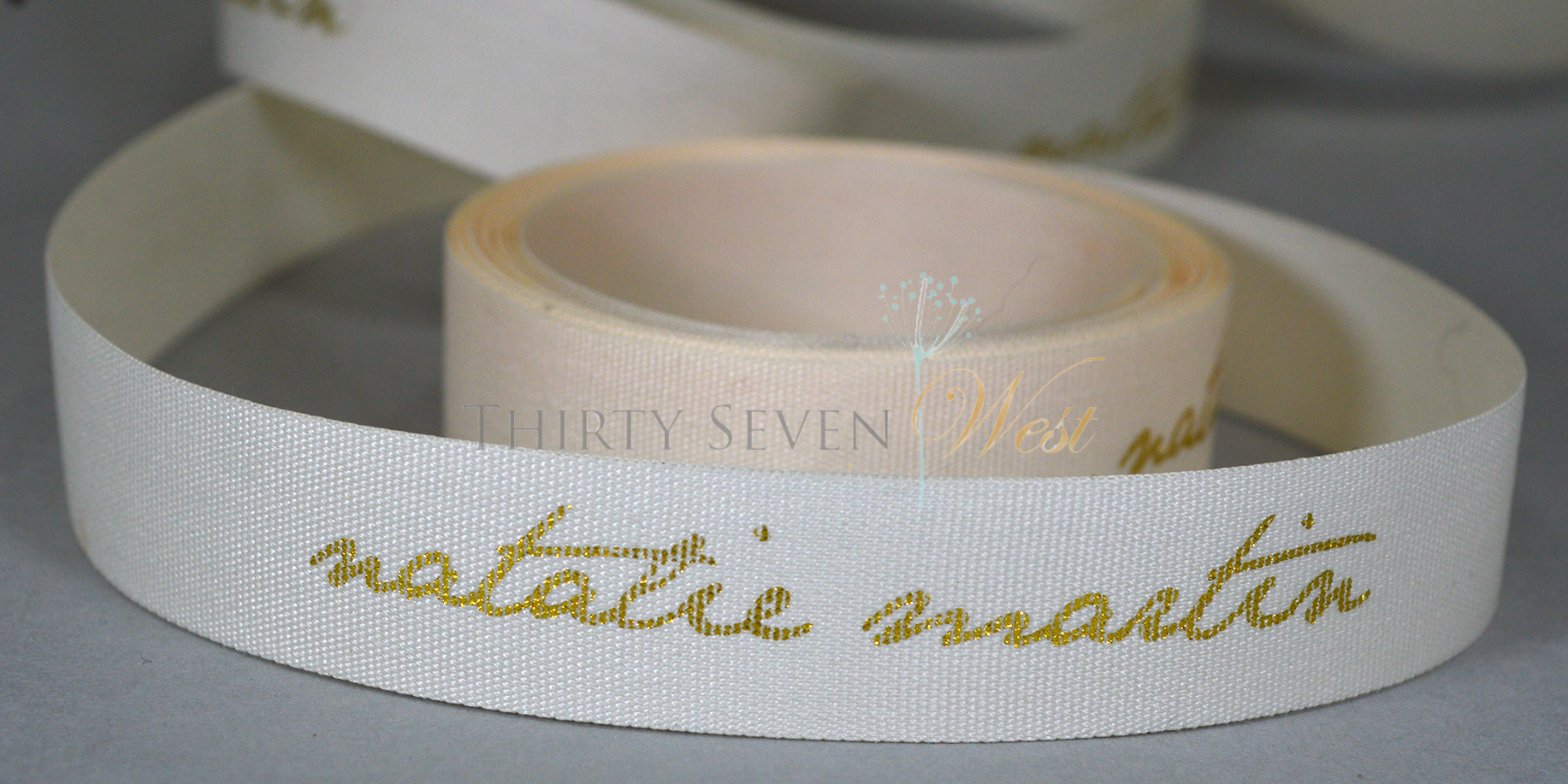 Custom Ribbon Rolls, Your Text & Logo